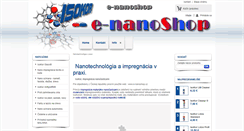 Desktop Screenshot of e-nanoshop.sk