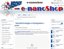 Tablet Screenshot of e-nanoshop.sk